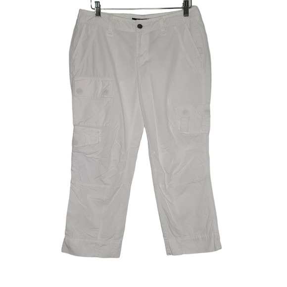Lauren Ralph Lauren Pants - Ralph Lauren LRL Cropped Cargo Pants‎ 10P Straight Leg White Casusal